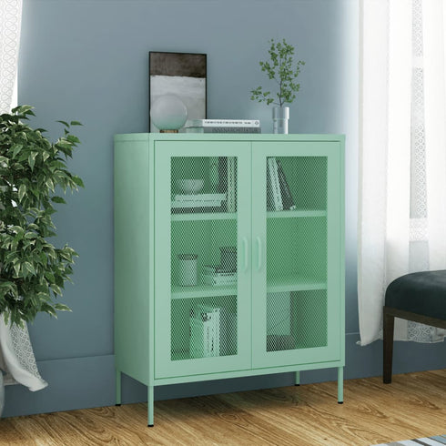 Lady Jillian -  Storage Cabinet Mint 80x35x101,5 cm Steel - Model 4